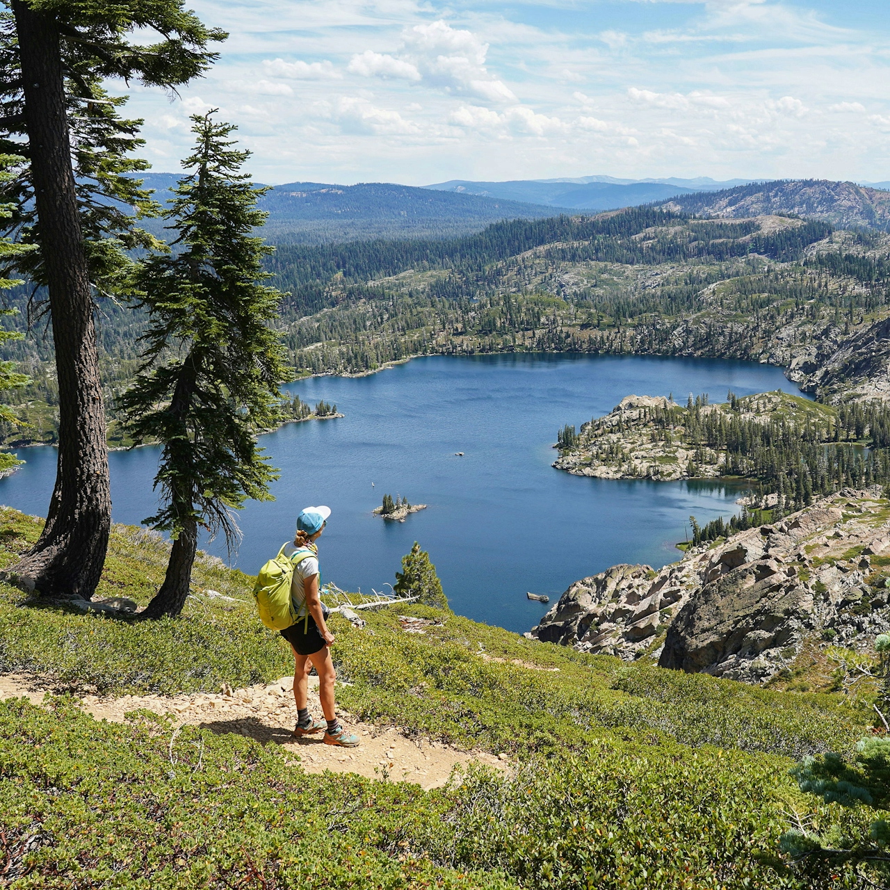 Do the short hike to Long Lake in the Lakes Basin 