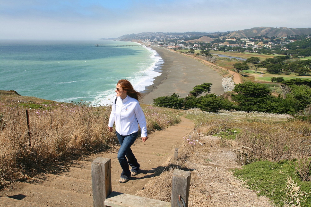 Hike and whale watch at Mori Point in Pacifica 