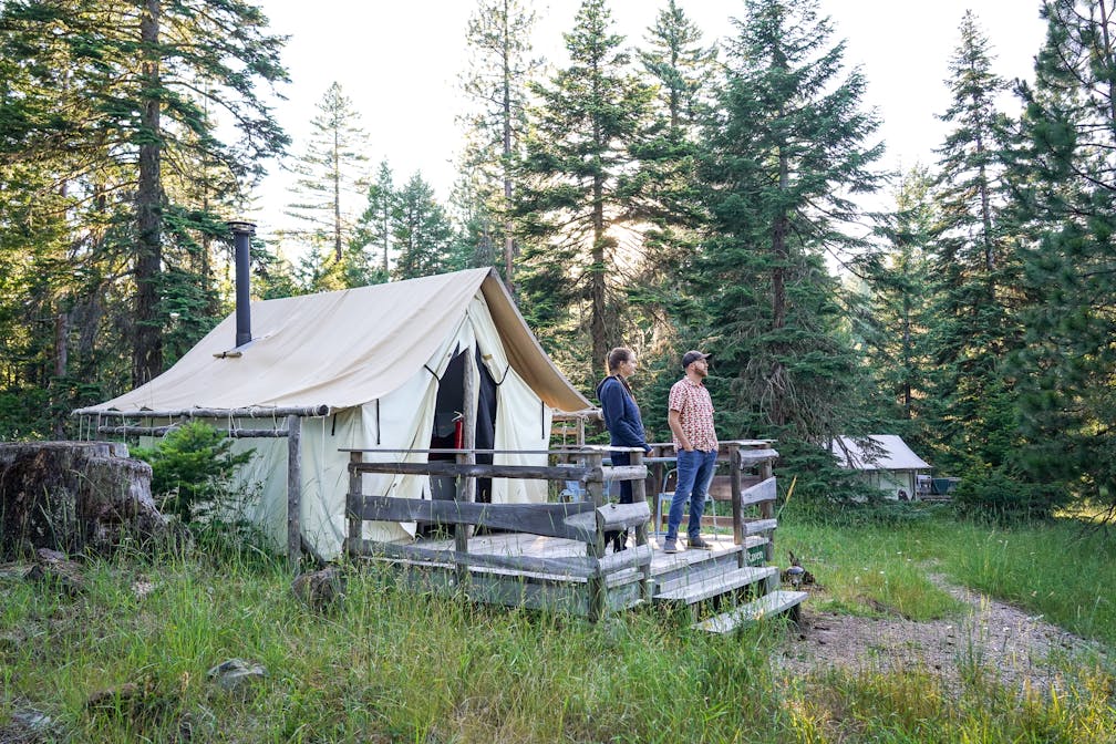 Glamping Tent Cabins at Willow-Witt Ranch in Ashland, Oregon 07.29.2020