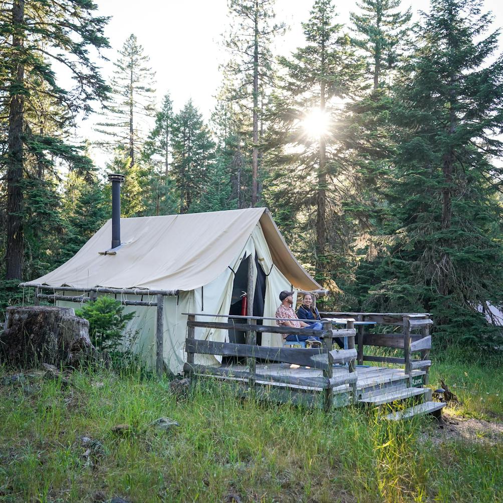 Willow Witt Ranch tent cabin glamping Ashland Oregon