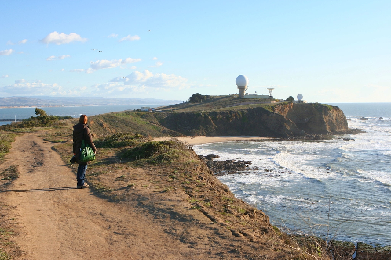 Pillar Point bluff hike Half Moon Bay