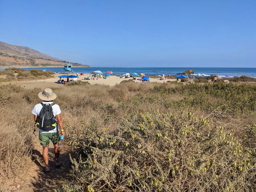 Hike to the Beach in Leo Carrillo State Park 