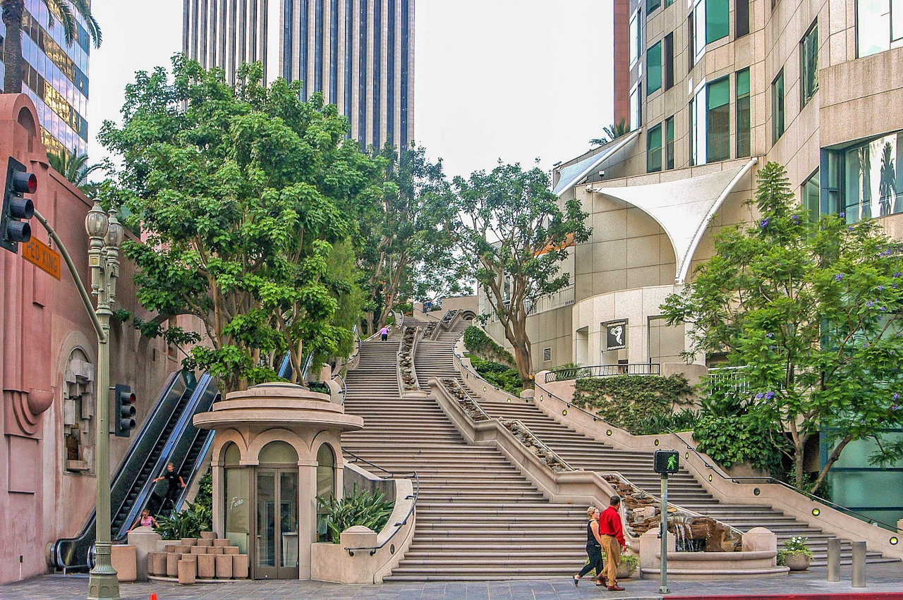 Downtown Los Angeles Bunker Hill steps