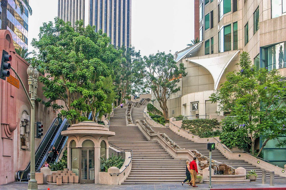 Downtown Los Angeles Bunker Hill steps