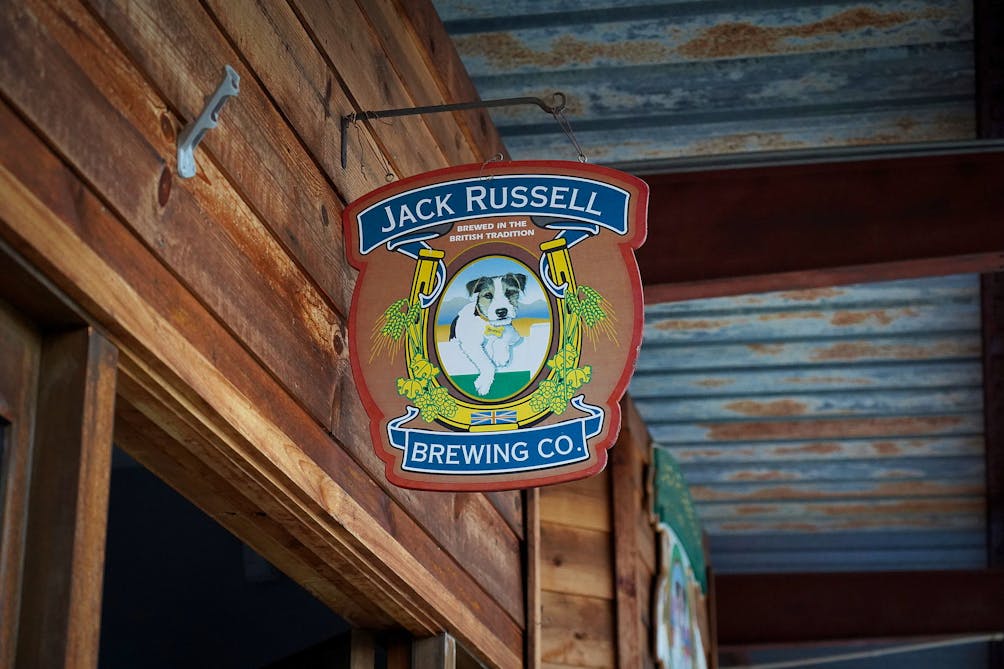 Jack Russell Farm Brewery in Apple Hill El Dorado County near Placerville 