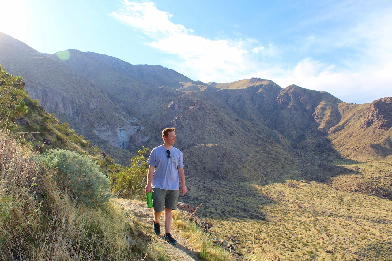 Hike Tachevah Canyon Rim to Rim San Jacinto mountain range