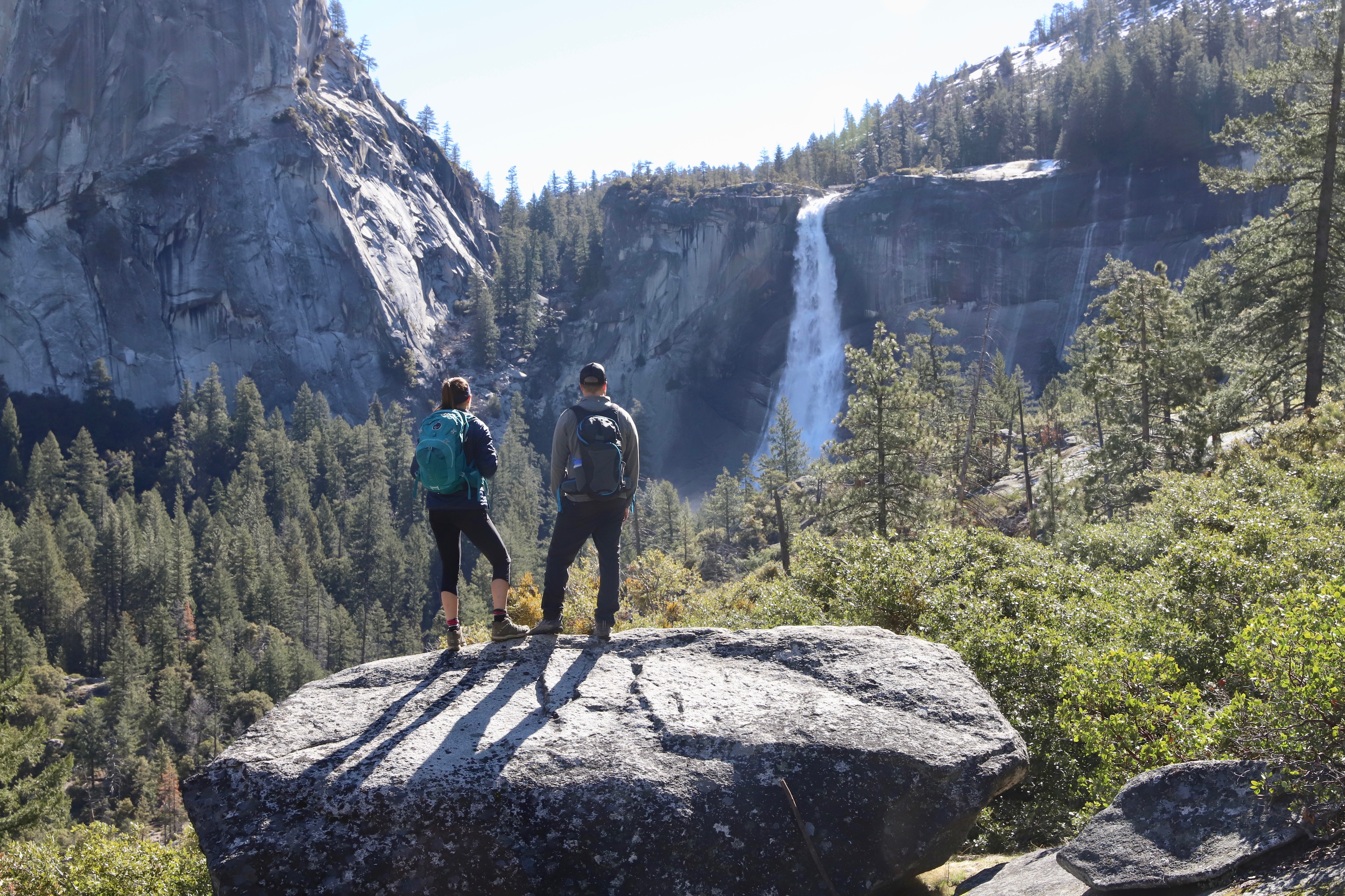 Nevada Falls Mist Trail hike Yosemite