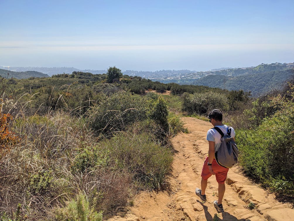 Hike to Skull Rock in Temescal Gateway Park Pacific Palisades