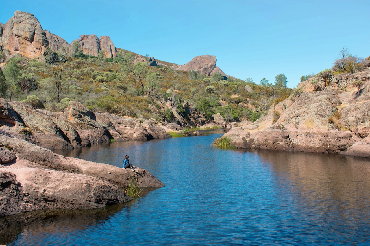 Bear Gulch reservoir Pinnacles National Park