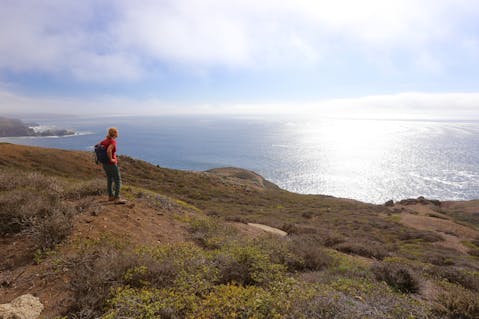 Hike Hill 88 to Battery Townsley in Marin Headlands 