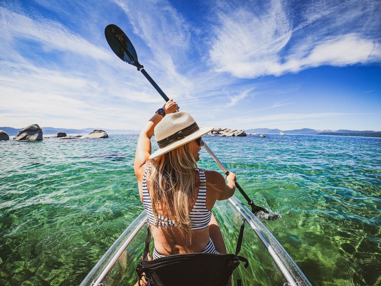 kayaking lake tahoe