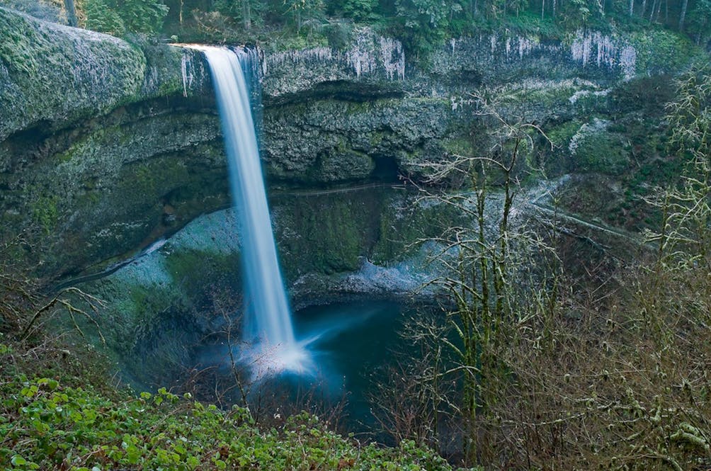 waterfall in the Willamette Valley