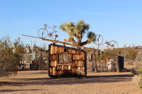 Noah Purifoy Desert Museum of Assemblage Sculpture in Joshua Tree 