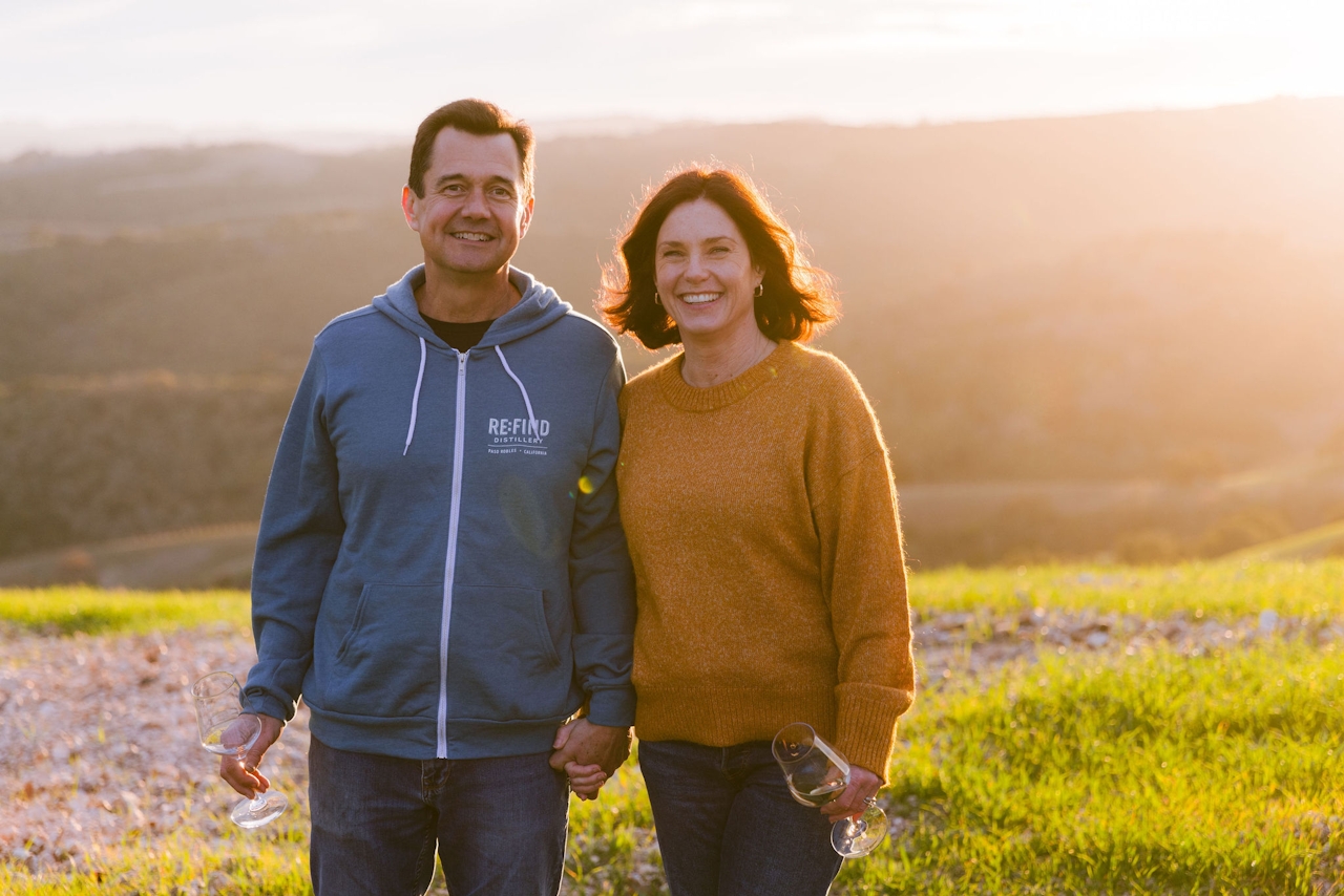 Alex and Monica Villicana of Villicana Winery and Re:Find Distillery