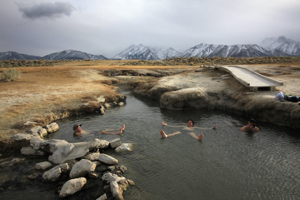 Wild Willy's Hotsprings near Mammoth Lakes California 