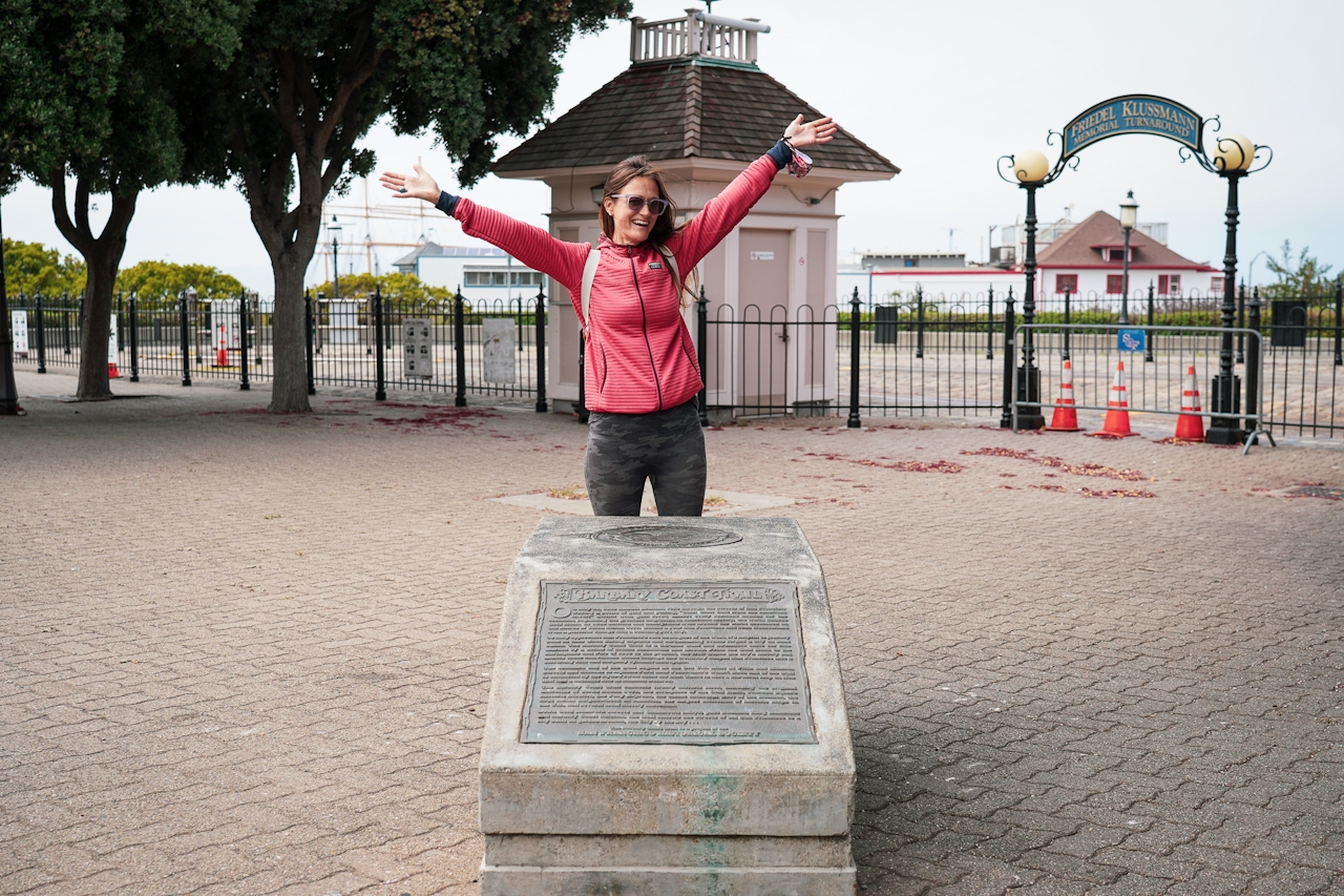 Plaque for the Barbary Coast Trail San Francisco