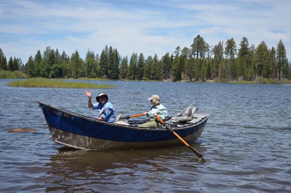 Fishing on Manzanita Lake