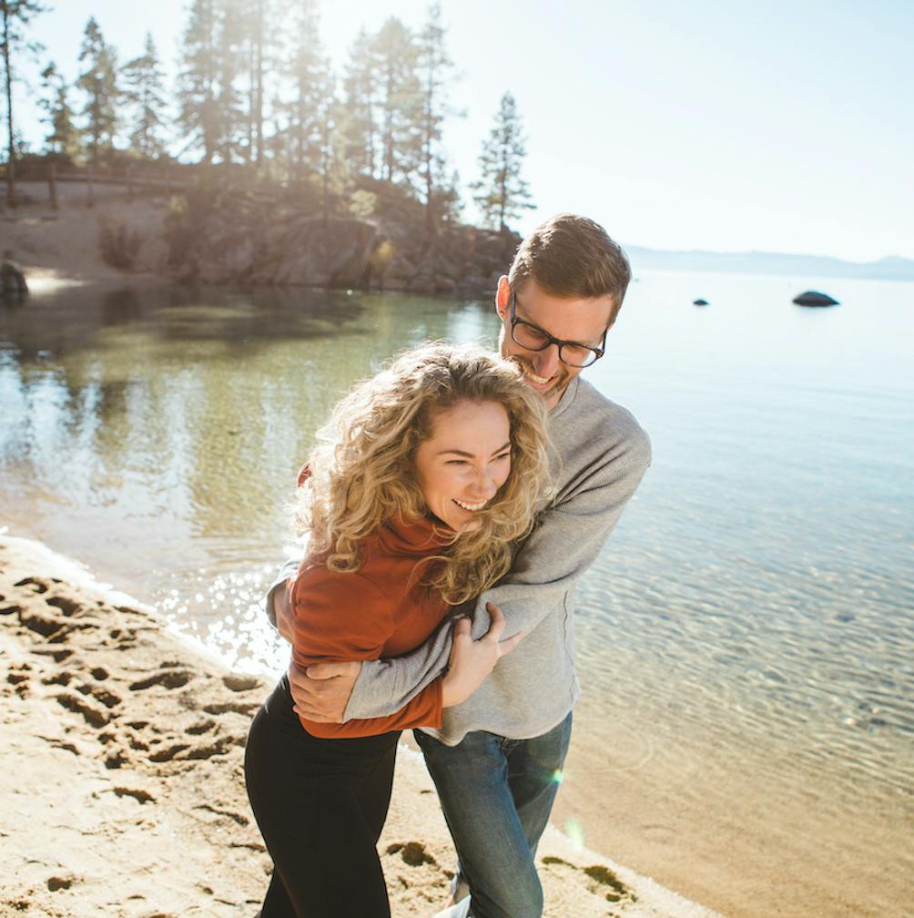 couple in North Lake Tahoe