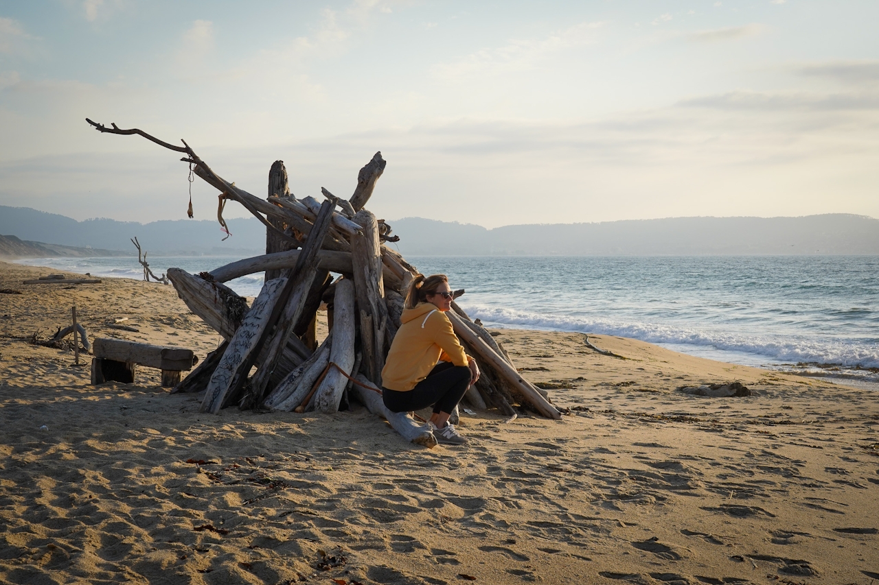 Sunset at Fort Ord Dunes State Park