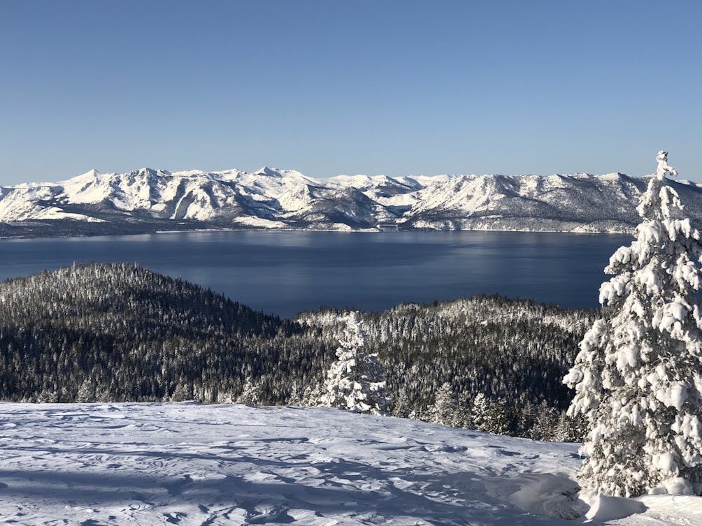 winter view lake tahoe