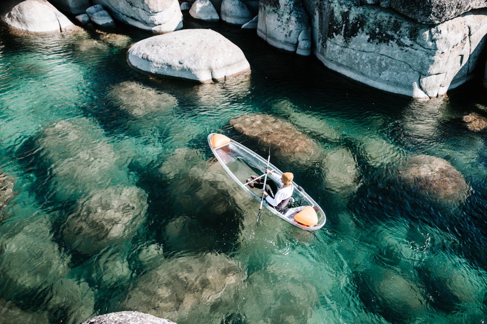 kayaking lake tahoe