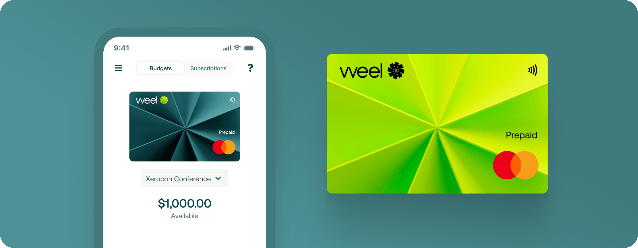 Weel app and Corporate card