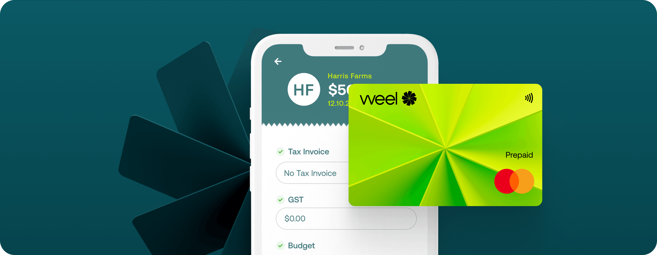 Weel app and card