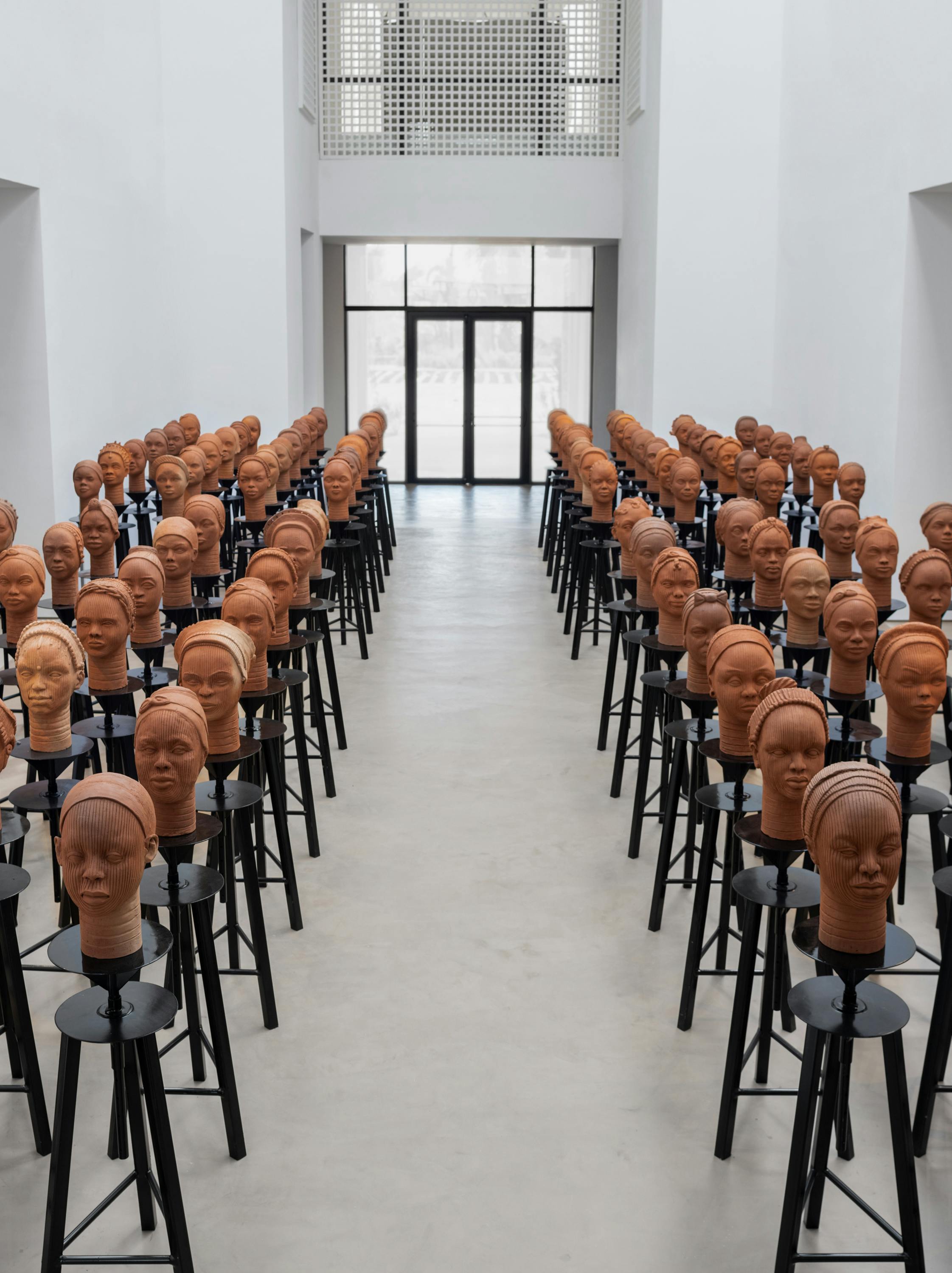 'Statues Also Breathe' Exhibition view photo by James Stapleton