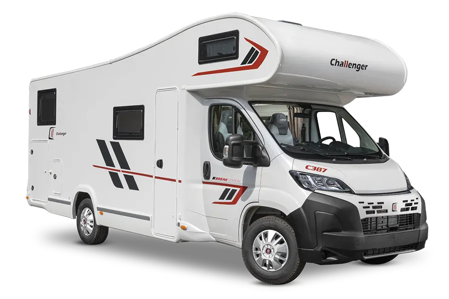 Challenger C387 Alkov exteriör