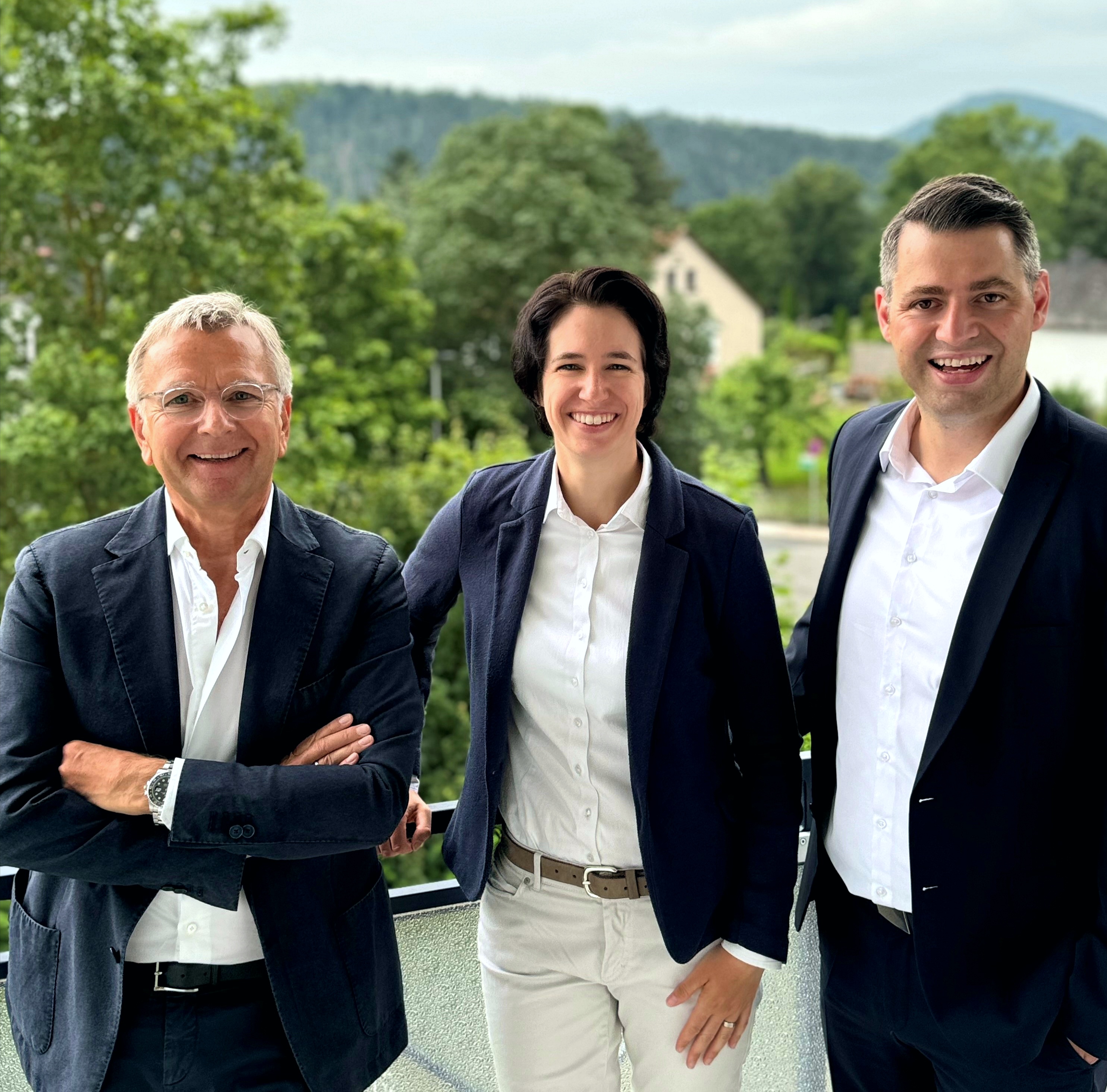 Dr. Klaus-Michael Weide, Daniela Ladda und Philipp Ise