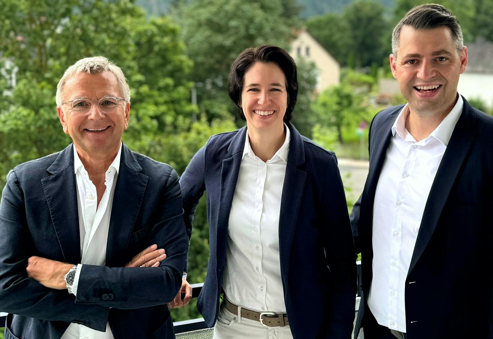 Dr. Klaus-Michael Weide, Daniela Ladda und Philipp Ise