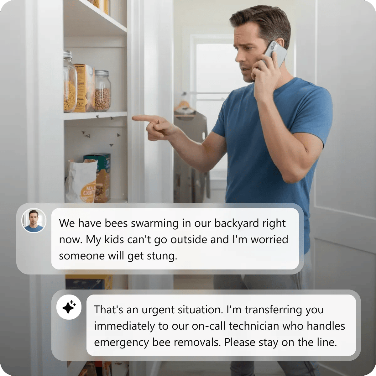 Emergency Call Transfer for Pest Control