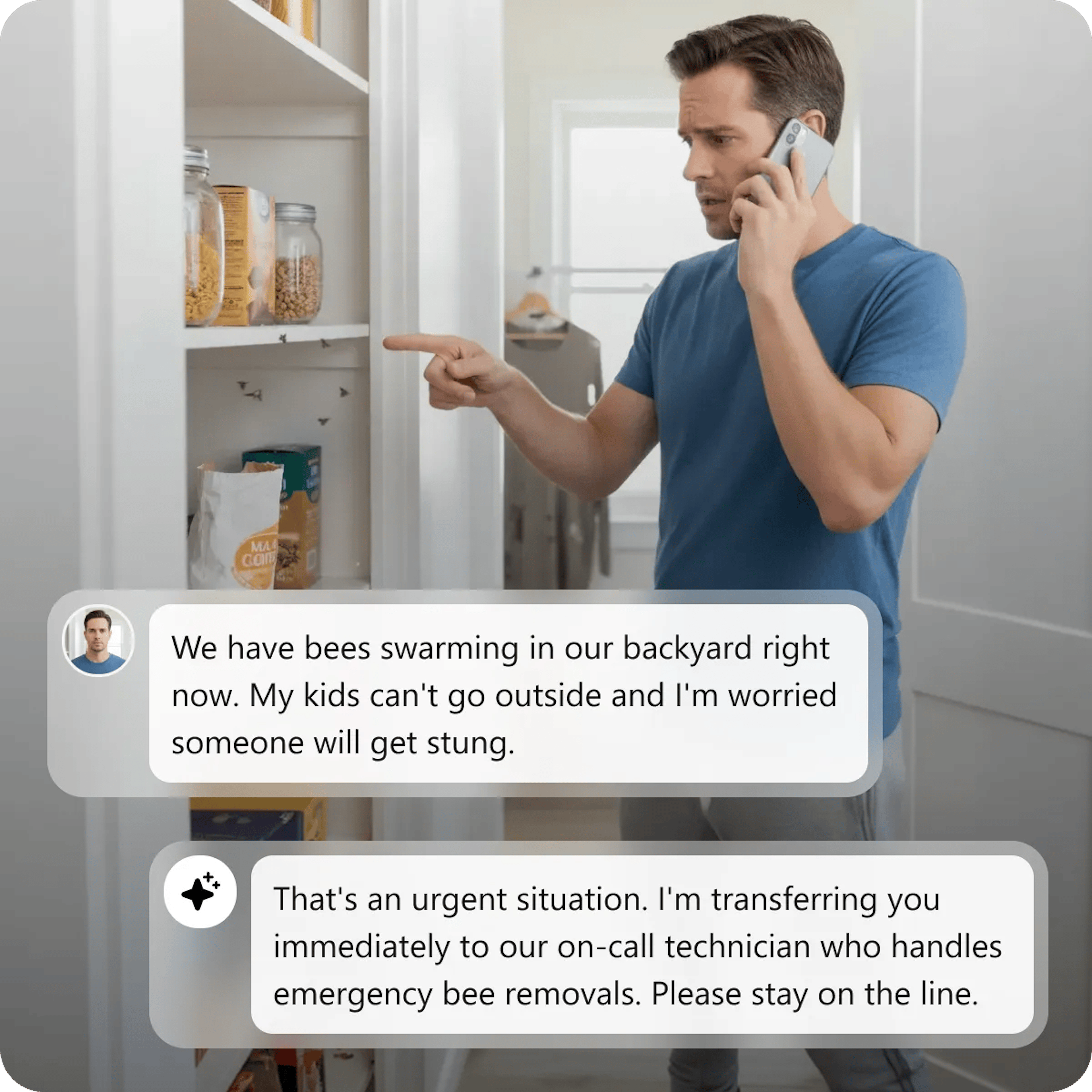 Emergency Call Transfer for Pest Control