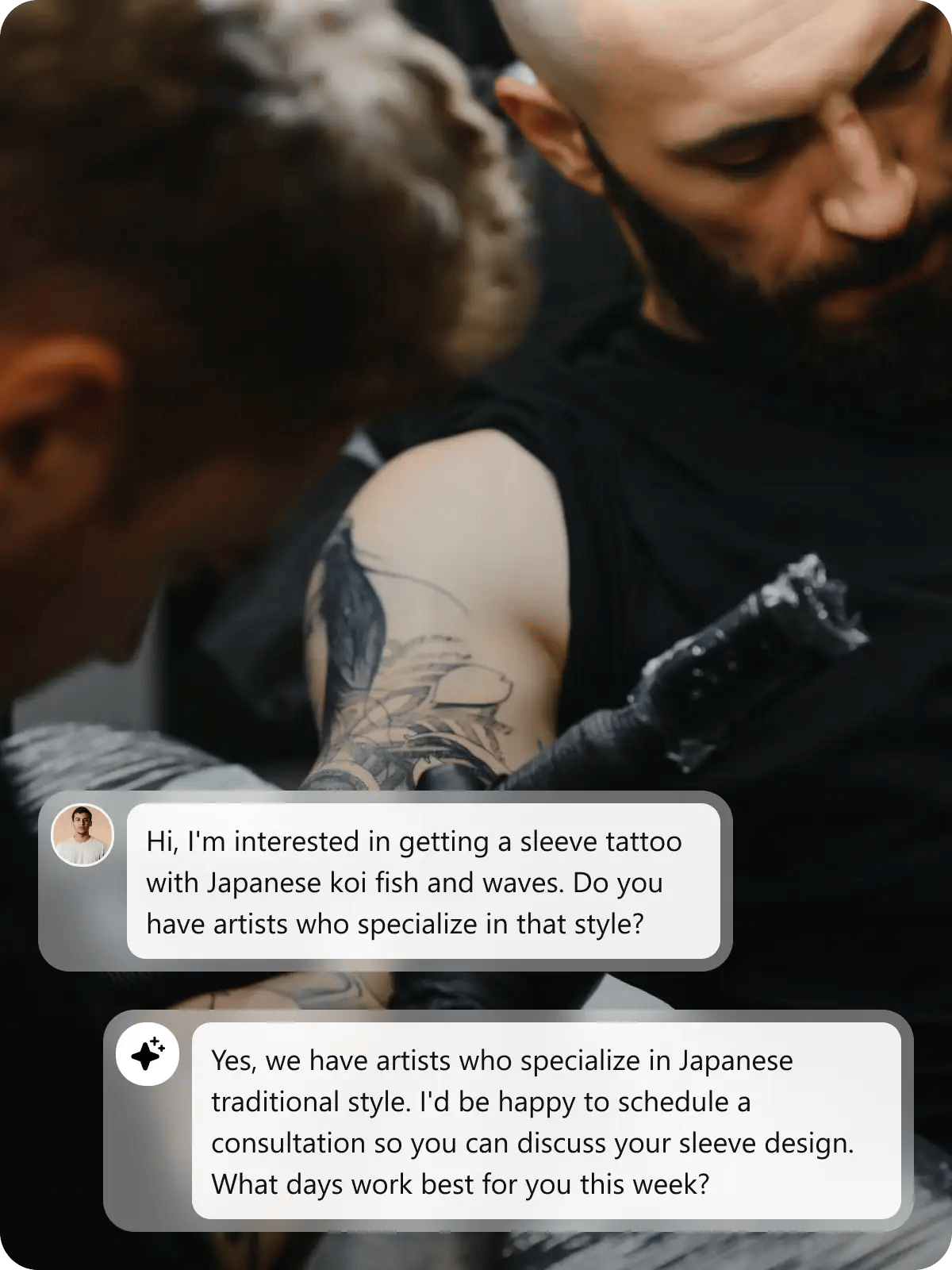 Tattoo AI Answering Service