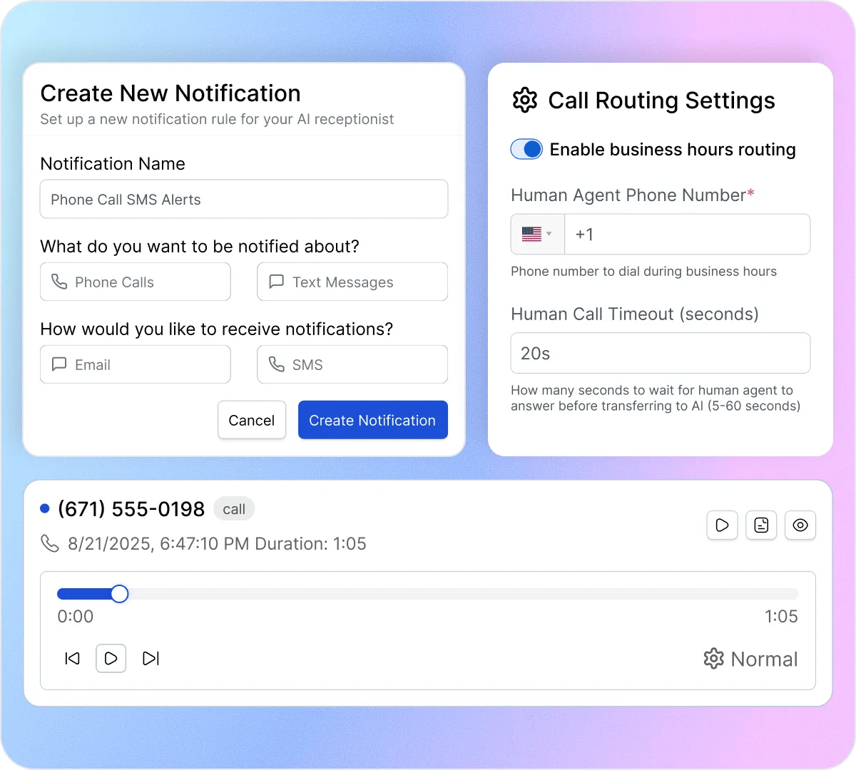 Overflow call answering services