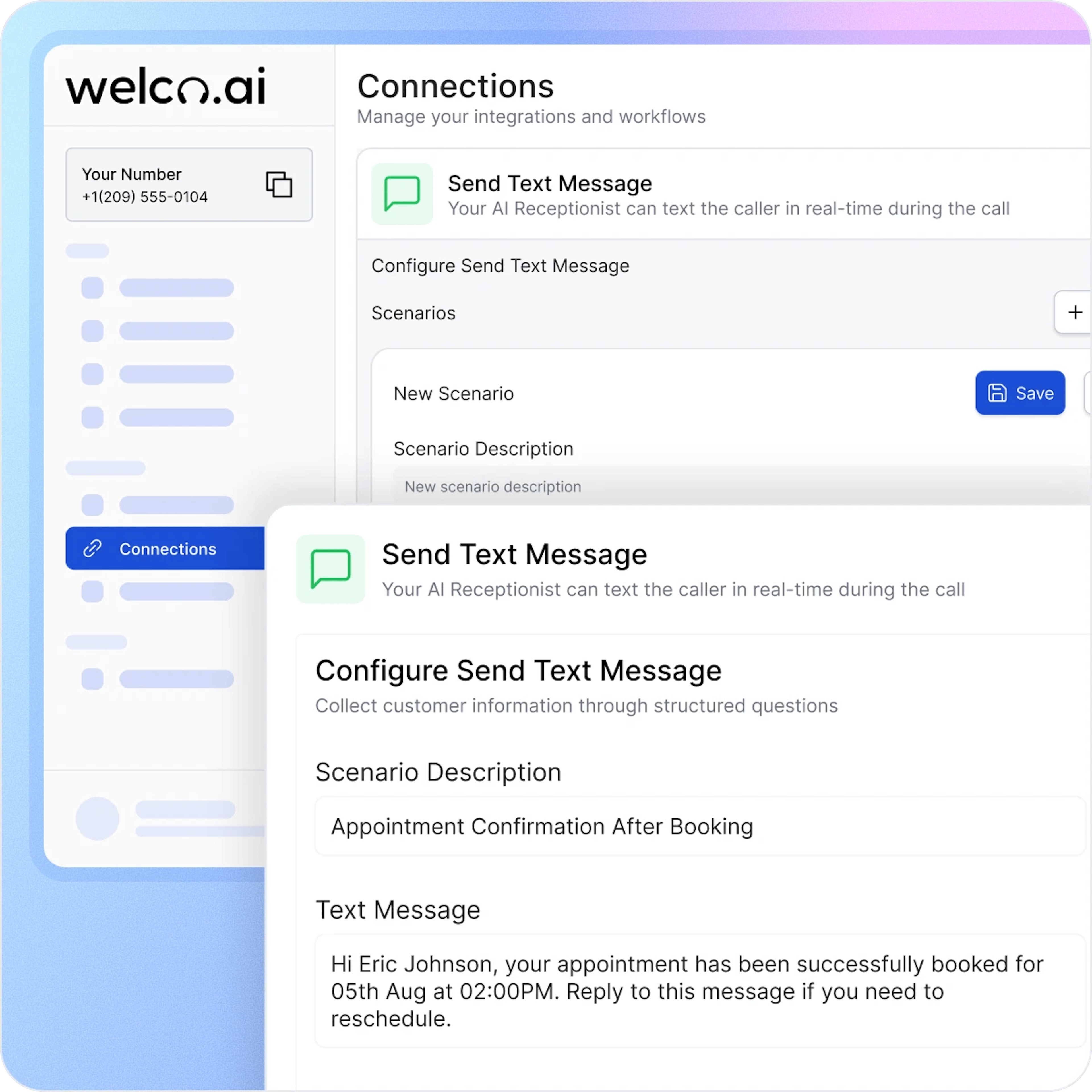 Send SMS Instantly During the Call