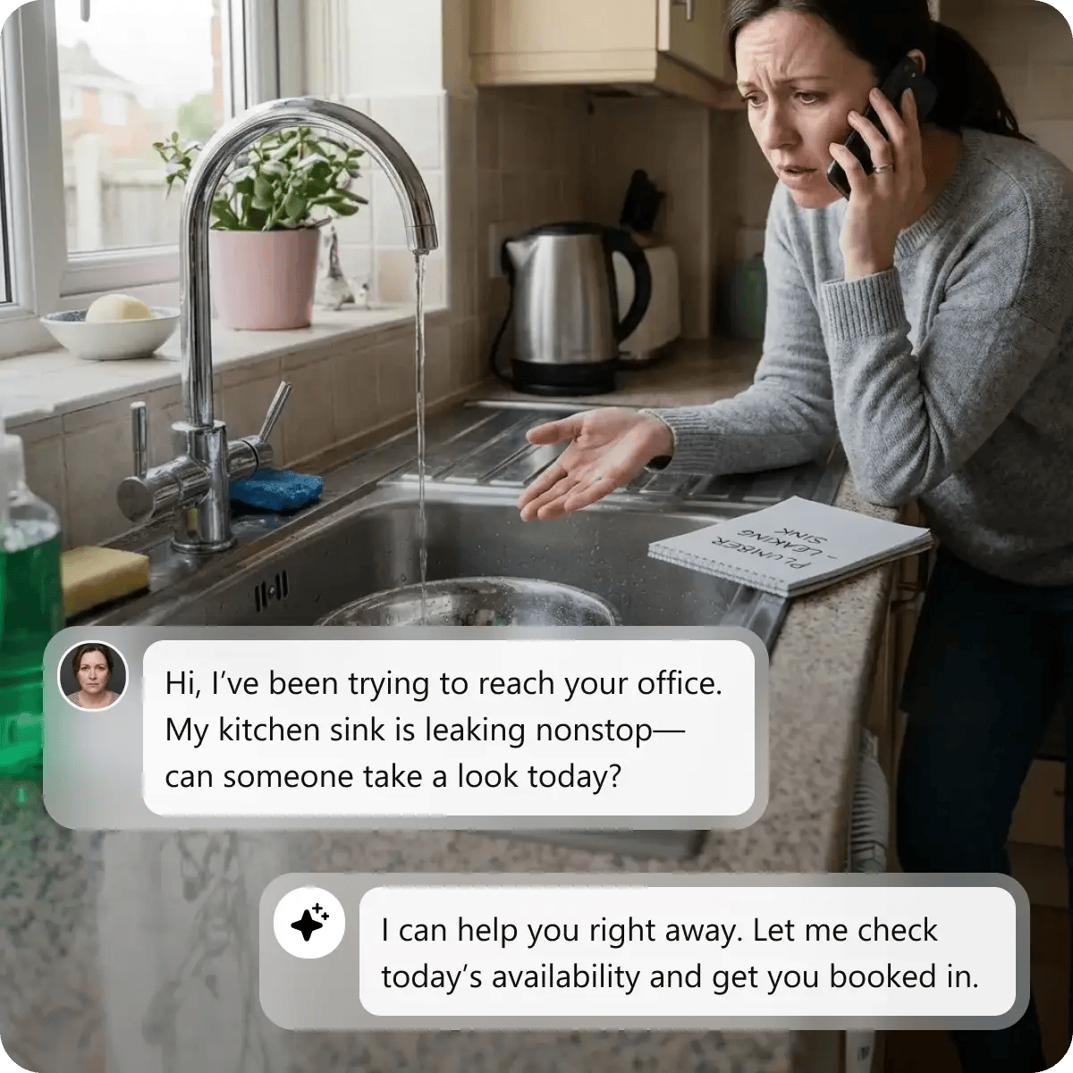 Answer Every Call Instantly - Even During Jobs, Nights, or Peak Hours