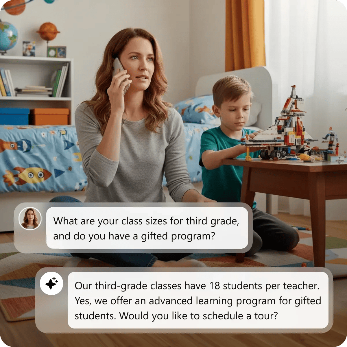 Answer Repetitive Enrollment Questions Using Your Uploaded School Information