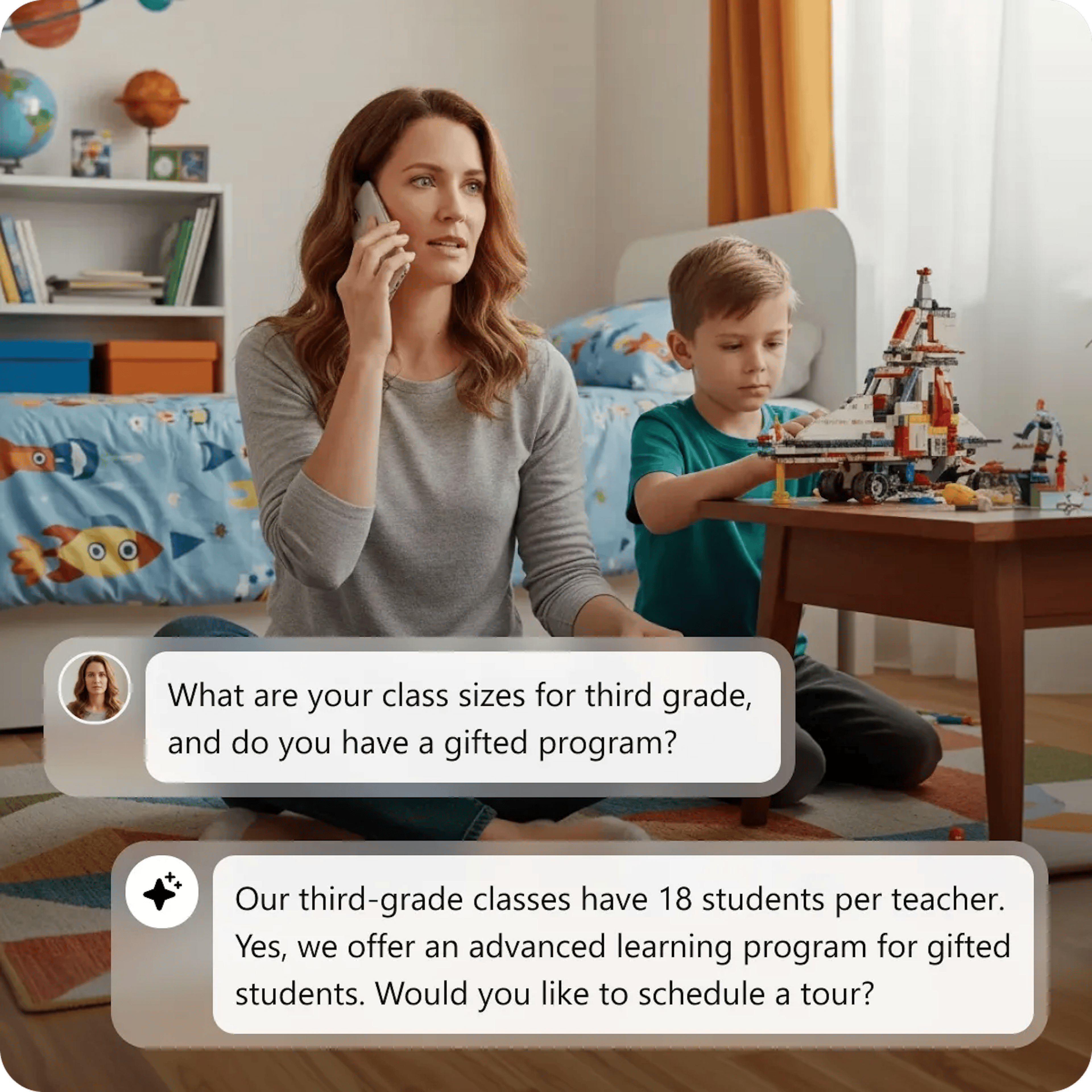 Answer Repetitive Enrollment Questions Using Your Uploaded School Information