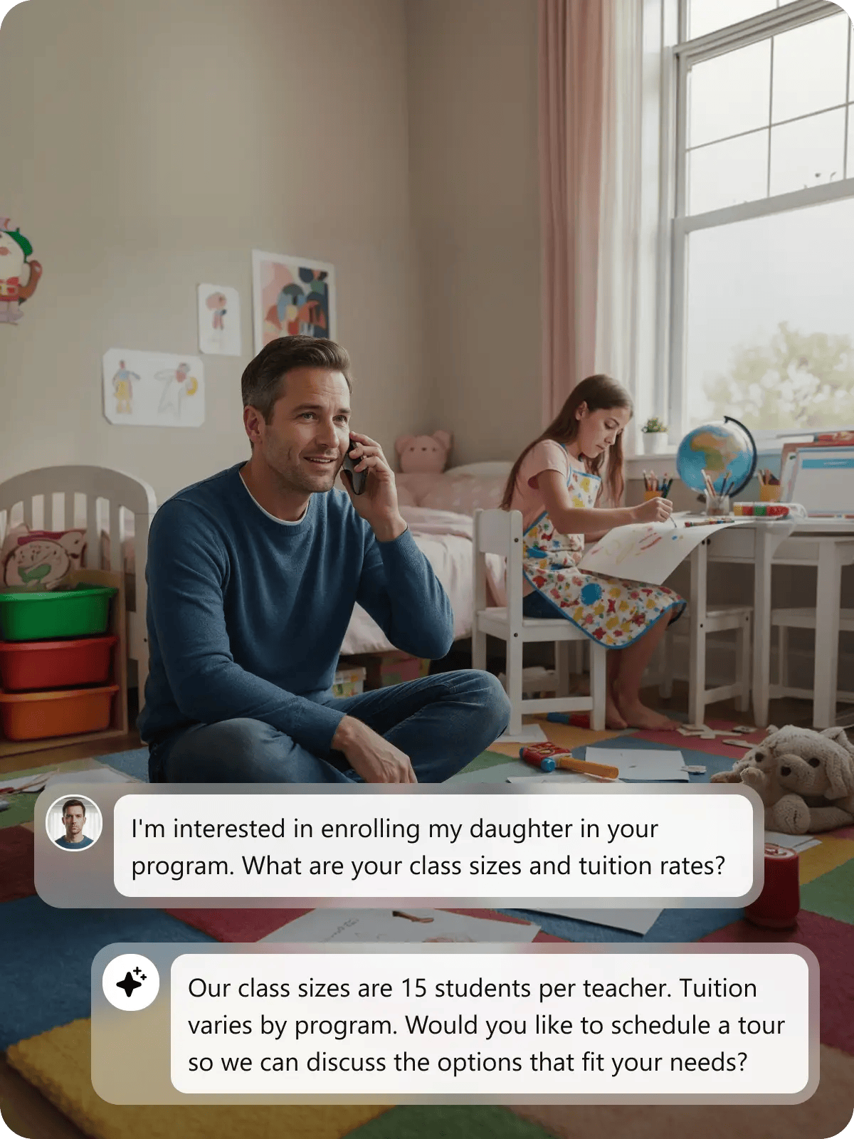 AI Education Answering Service With Built‑In AI Receptionist