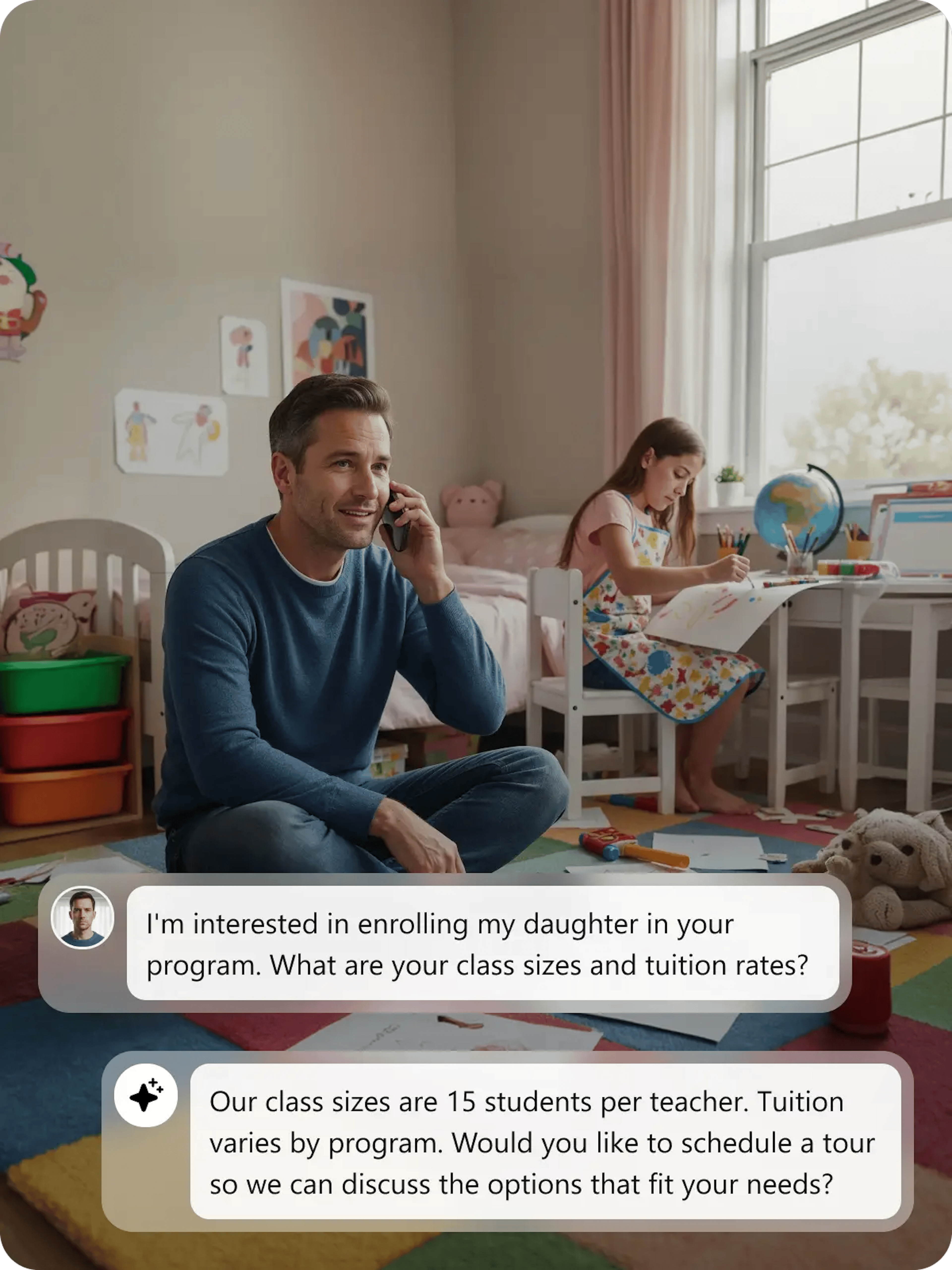 AI Education Answering Service With Built‑In AI Receptionist