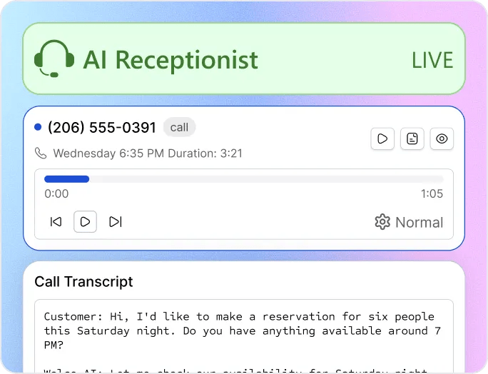 Start Taking Reservations