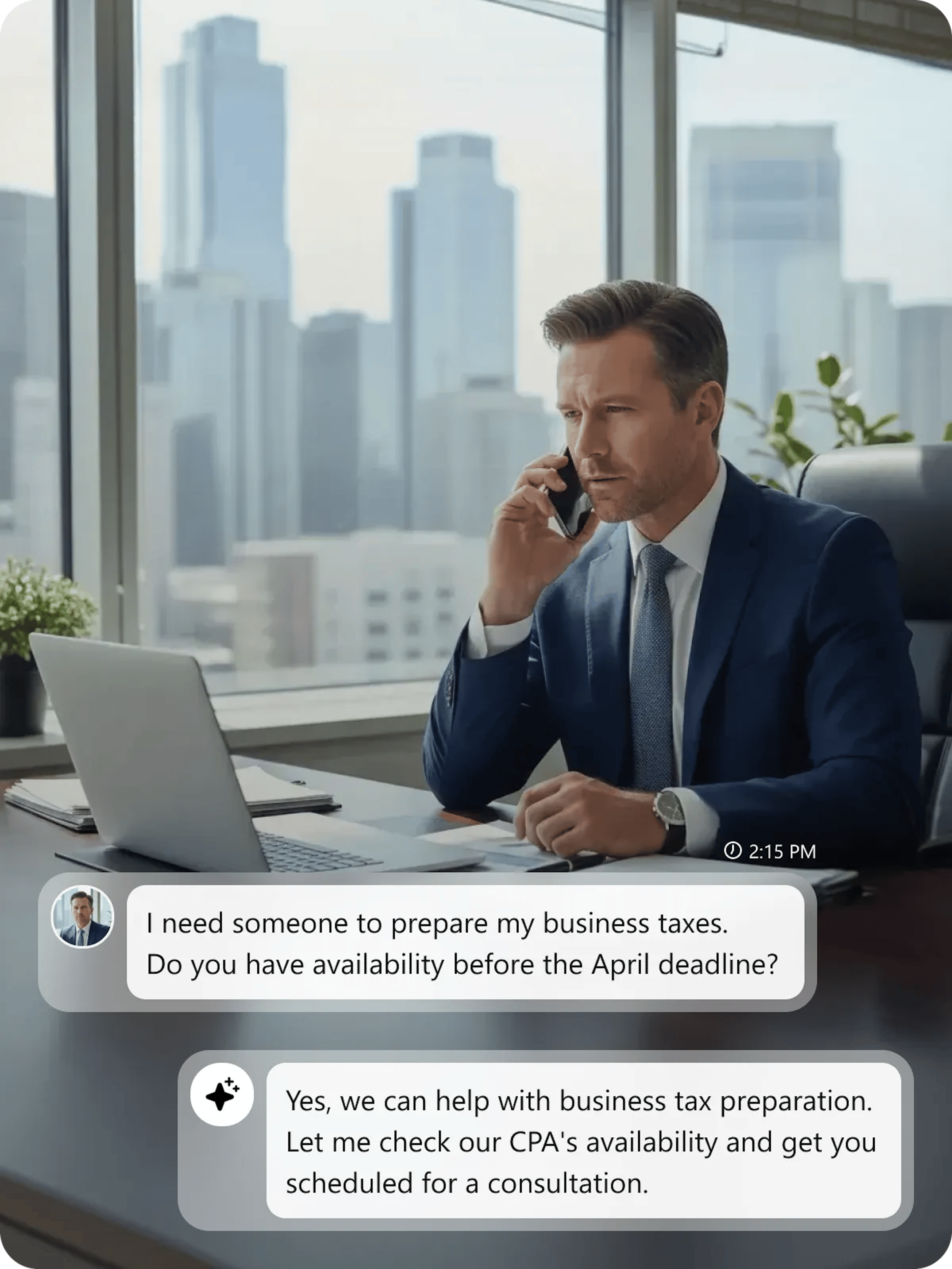 AI Accountants Answering Service With Built‑In AI Receptionist