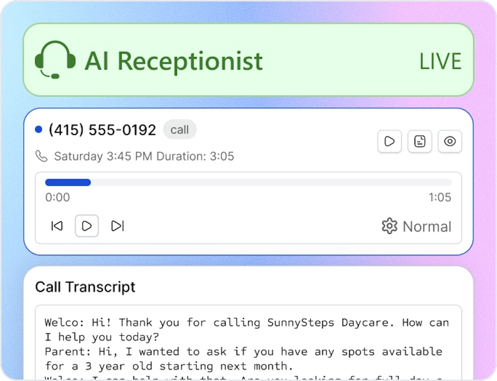 Start Answering Calls and Booking Tours