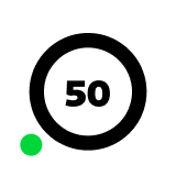 50 cloud logo