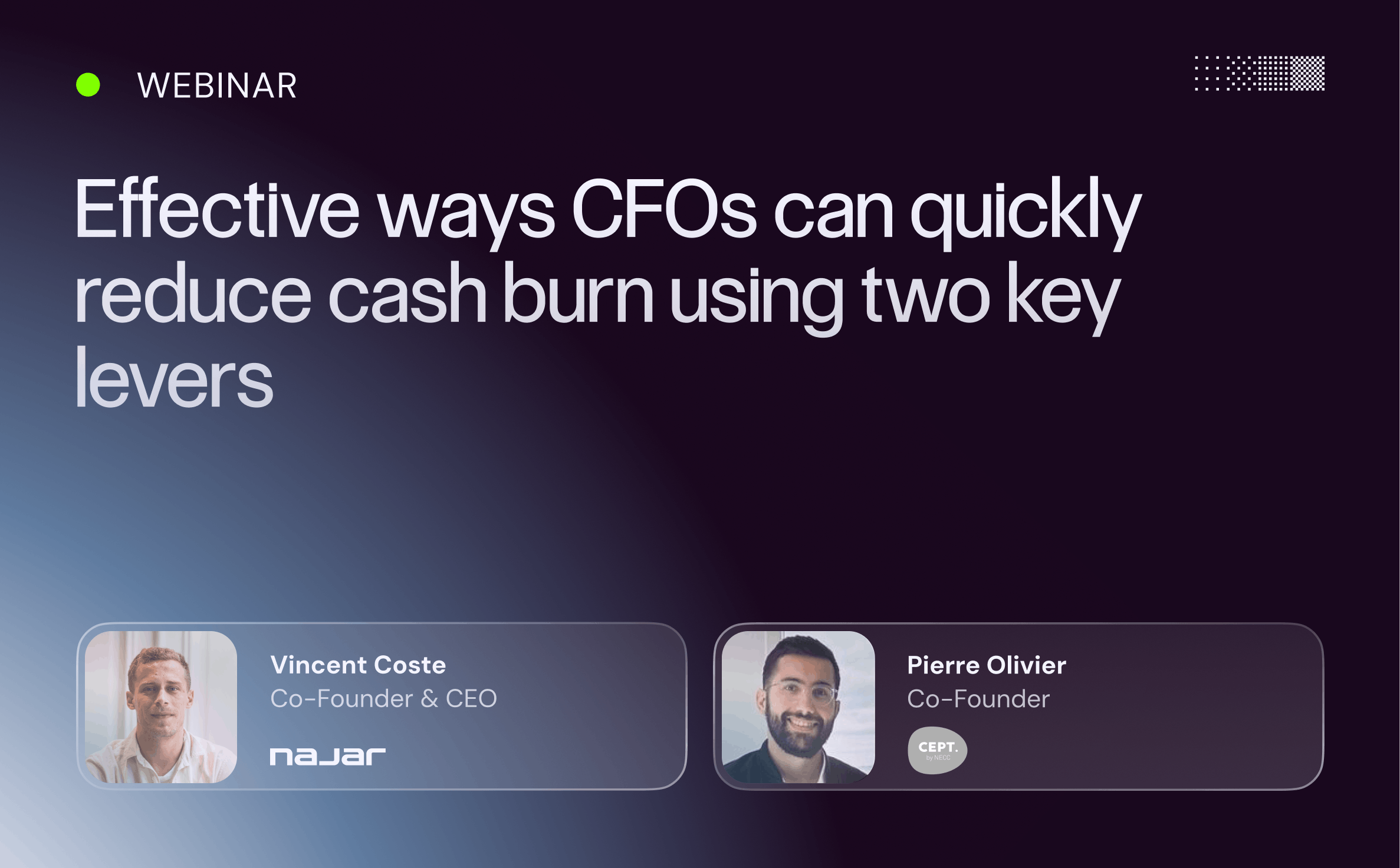 CFO: How to reduce your cash burn