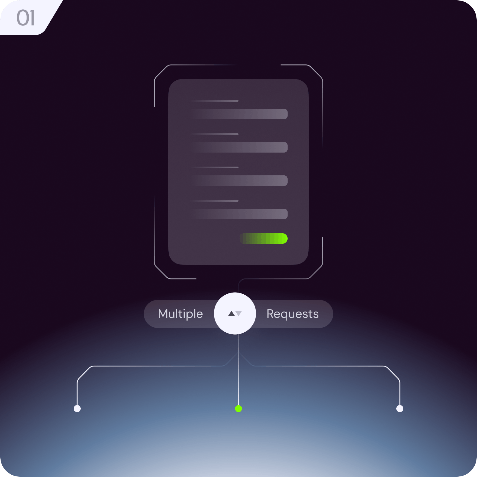 illustration of purchase request flow