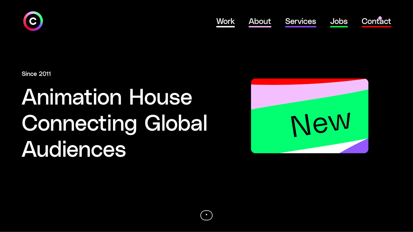 Clim Studio Home page hero