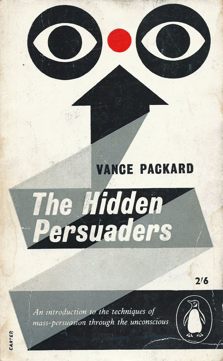 Book cover featuring a graphic design of sinister eyes.