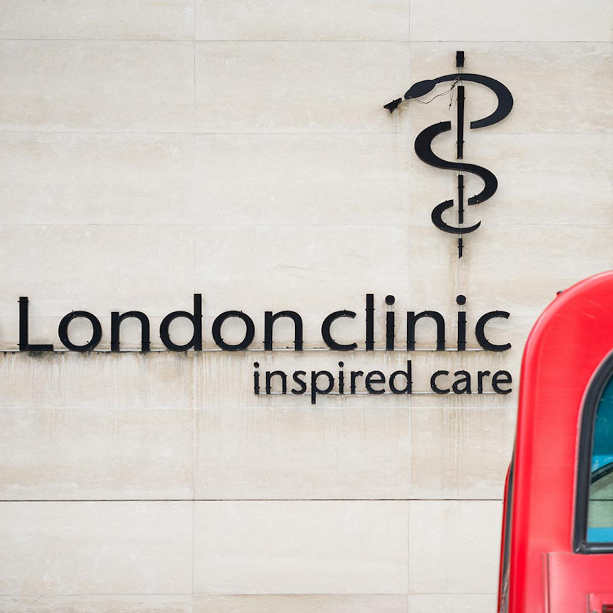 Sign for the London Clinic